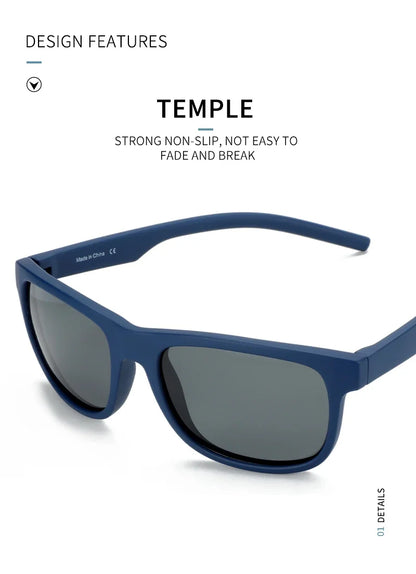 TR90 Polarized Sunglasses For Men Driver Driving Shades Sun Glasses Classic Square Mirror UV400 Protection Sunglasses