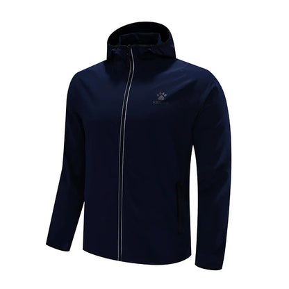 Men's Sportswear Exercise Coat Windproof Jacket  Joggers Football Running Training Zipper Jacket Breathable Male 3881203