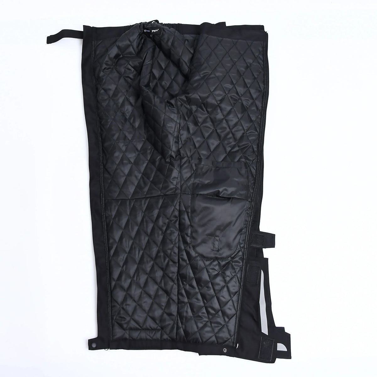 Wind-proof and warm-keeping equipment for motorcycle riding pants; fall-proof and quick-release pants in winter
