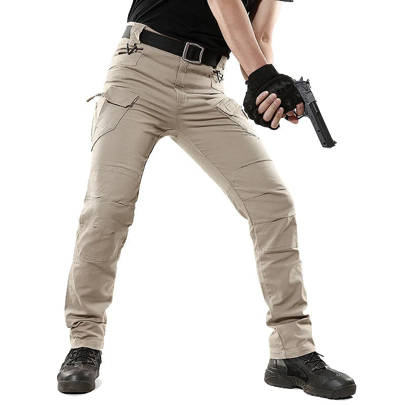 Cotton Men Military Tactical Cargo Pants Men SWAT Combat Army Trousers Male Casual Many Pockets Stretch Cotton Pants