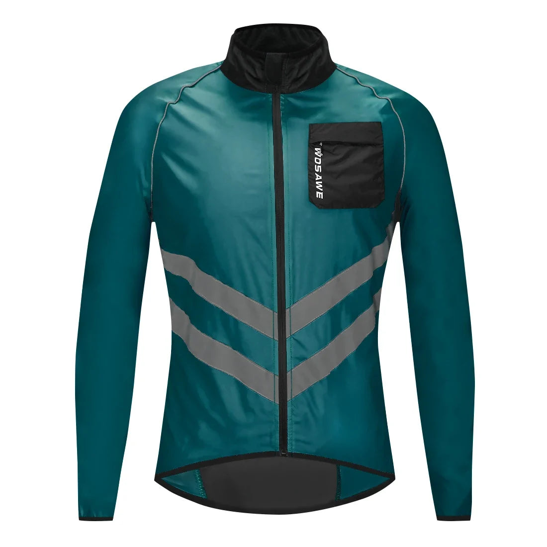 Ultralight Men's Cycling Windbreaker Reflective Jacket Windproof Bike Jacket Water Resistant MTB Road Bicycle Long Jersey