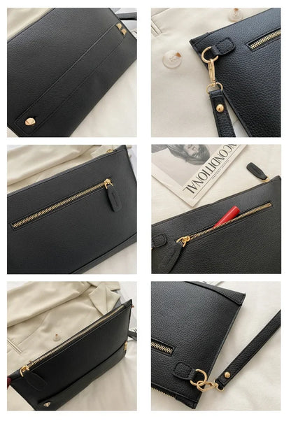 Fashion Luxury Handbag Women Bags PU Leather Designer Ladies Evening Envelope Bag Female Day Clutches 2026 New Lady Clutch Purse