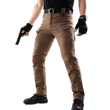 Cotton Men Military Tactical Cargo Pants Men SWAT Combat Army Trousers Male Casual Many Pockets Stretch Cotton Pants