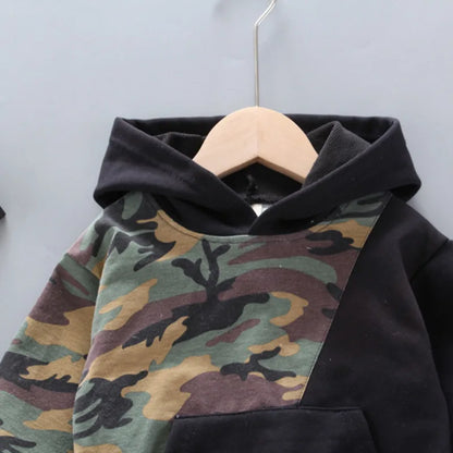 New Spring Autumn Children Clothing Baby Girl Clothes Boys Casual Hooded T-Shirt Pants 2Pcs/Sets Toddler Costume Kids Tracksuits