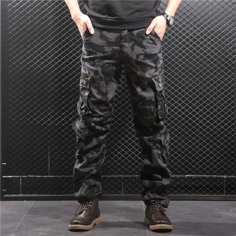Men's Cargo Pants Men Camouflage Sweatpants Amazon Joggers  Sports Joggers Loose Fit Streetwear Male Hiking Pants