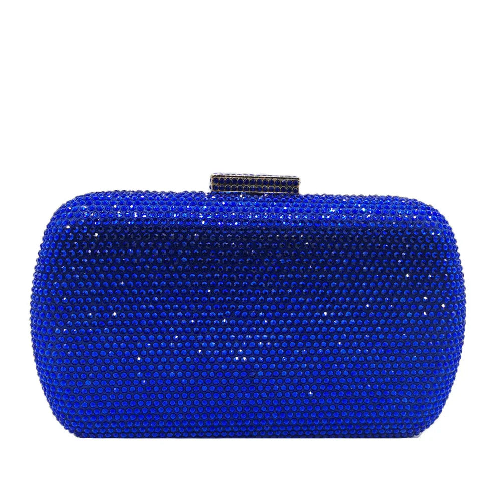 Burgundy Crystal Evening Bags and Clutches for Women Formal Party Rhinestone Handbags Wedding Clutch Purse