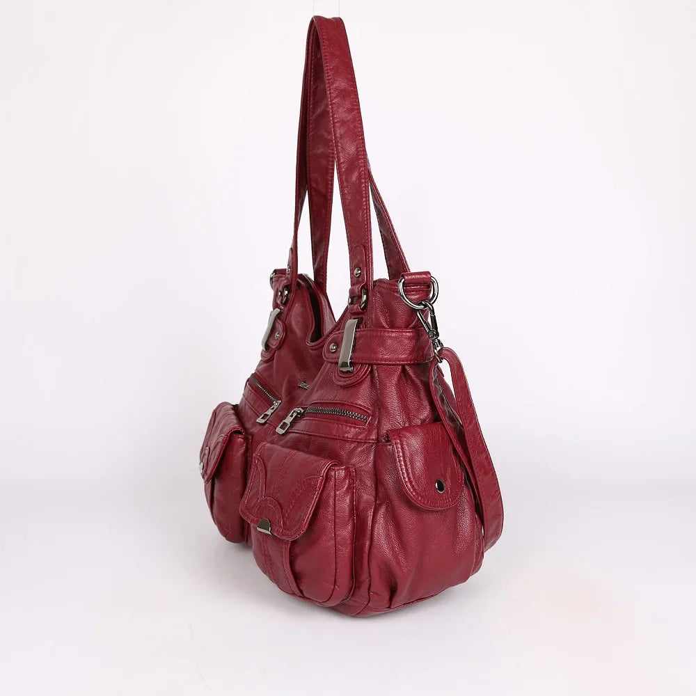 Women Handbags Top-handle Handbag Multifunctional Bag PU Shoulder Bag 13”x17” Casual Bags Shopper Bags Large