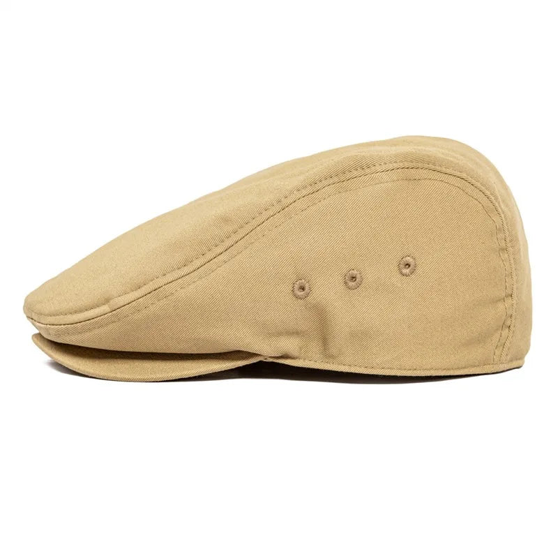 Summer Airhole Flat Cap Men Cotton Driver Hat Newsboy Caps 826