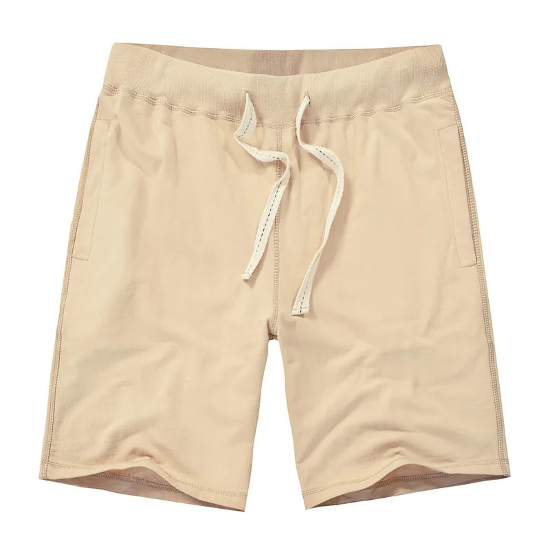 Gray Cotton Shorts Men Summer Sport Fitness Gym Workout Jogger Shorts with Pocket High Quality Plus Size Home Casual Sweatshorts