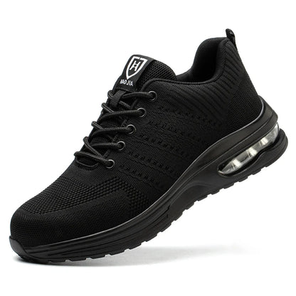 Industrial Safety Shoes With Steel Toe Cap Indestructible Cushion Work Shoes For Men Protective Security Boots Women Footwear