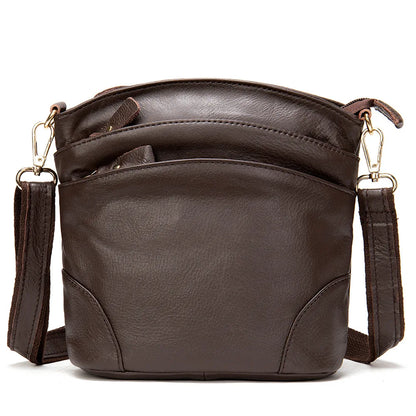 Genuine Leather Women Messenger Bags Cow Leather Crossbody Shoulder Bag Small Female Handbags Capacity Phone Bag for Girls