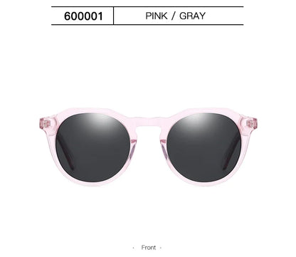 Fashion Acetate Polarized Sunglasses Round Vintage  Shade UV400 New Men/Women Retro Sun Glasses 600001S