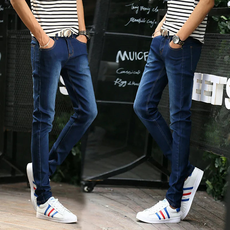 2026 autumn Slim Fit men Jeans Black Classic Fashion Denim Skinny Jeans Male spring men's casual High Quality Trousers