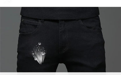 2026 autumn Slim Fit men Jeans Black Classic Fashion Denim Skinny Jeans Male spring men's casual High Quality Trousers