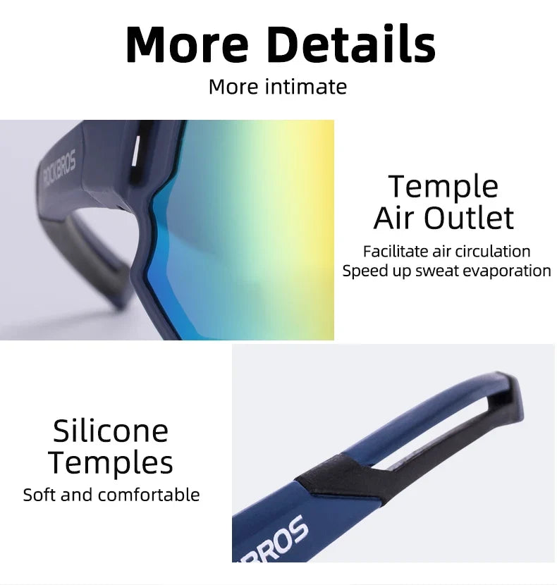 Polarized Glasses UV400 Sunglasses Sport Protection Glasses Bicycle Eyewear Outdoor Hiking Camping Golf Cycling Goggles