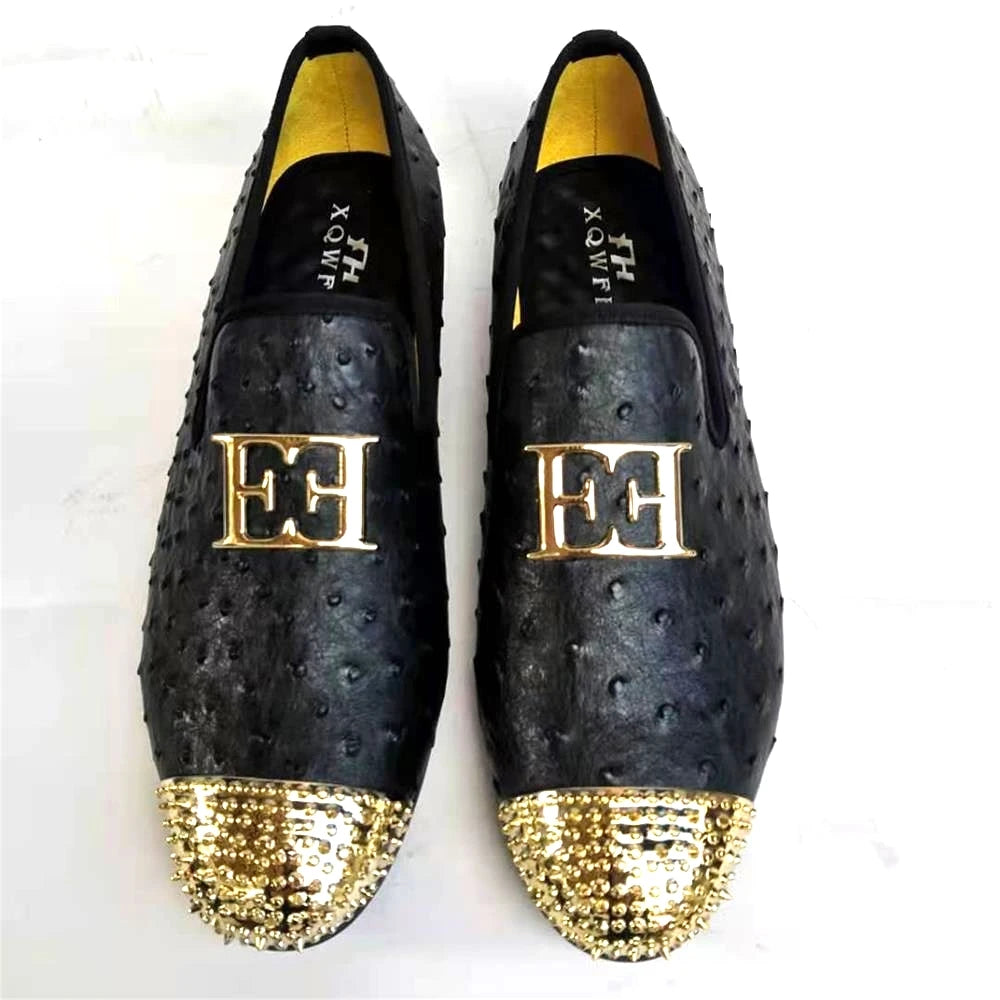 2021 Fashion Mens Loafers Bow Tie Black White Leather Slip On Moccasins Luxury Smoking Flats Men Wedding Dress Shoes
