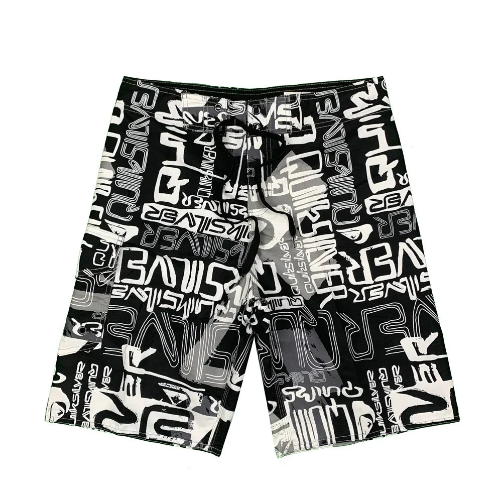 Men's Beach Shorts Trendy Summer Shorts 3D Printing Men's Surf Shorts Swimsuit Beach Shorts Fitness Tracks Running  Hiking Track