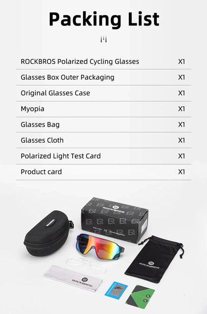 Polarized Glasses UV400 Sunglasses Sport Protection Glasses Bicycle Eyewear Outdoor Hiking Camping Golf Cycling Goggles