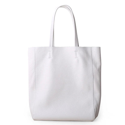 Bag Women 2022 New Summer Genuine Leather Tote Female Casual Fashion Simple Underarm Shoulder Bag Large Capacity Shopper Handbag