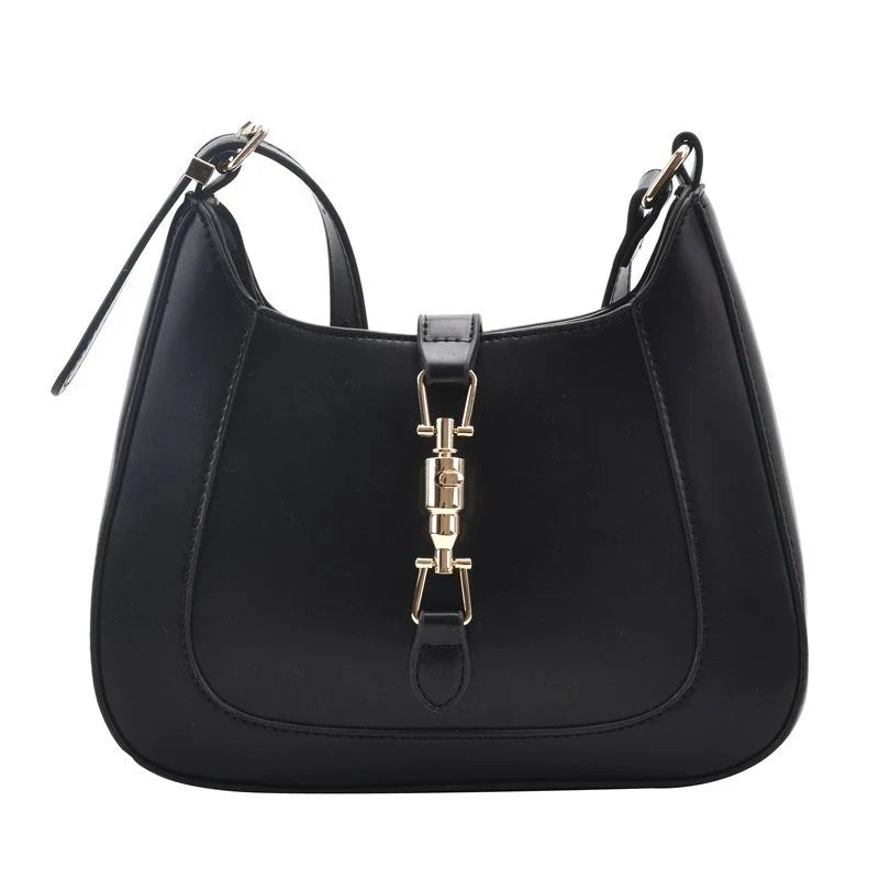 Top Quality Luxury Brand Purses and Handbags Designer Leather Shoulder Crossbody Bags for Women Dual Straps Underarm Sac A Main