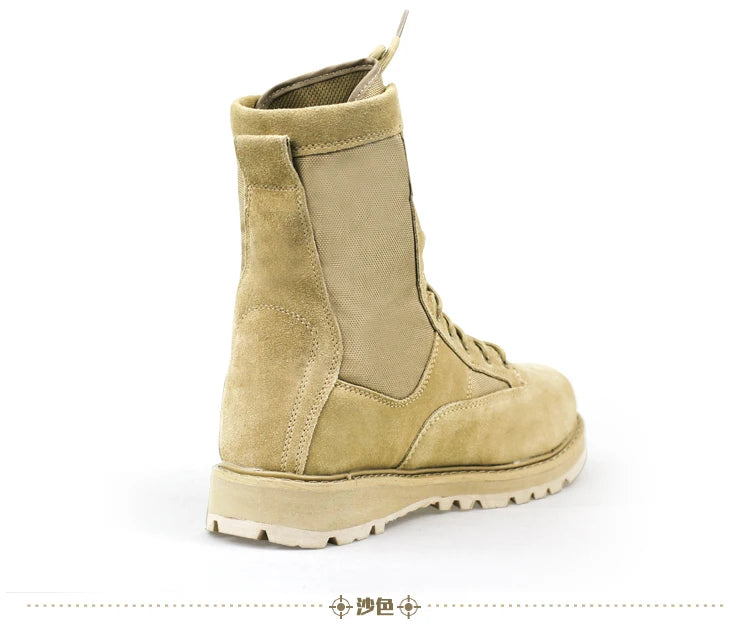 2025 Original Product US Army Sand Battle Desert  Summer Air Vent Army Mountaineering Boots Special Commando men