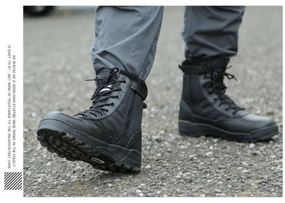 Tactical Boots Men Special Force Desert Combat Boots Outdoor Hiking Boots Ankle Shoes Men Work Safty Shoes