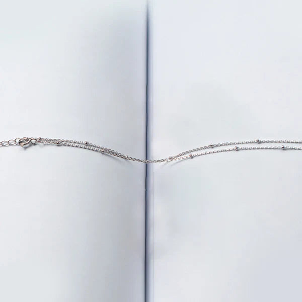 Simple 3 Color Choker Necklace for Women Gift Authentic 925 Sterling Silver Light Beads Naked Chain Fashion Fine Jewelry