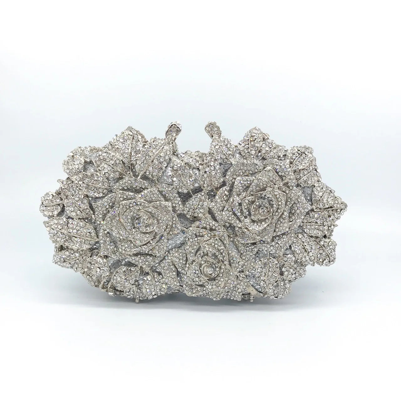Golden Silver Color Stones Money Clutch Bag Women Crystal Clutches Bridal Handbags Wedding Party Cocktail Minaudiere Bag Purse