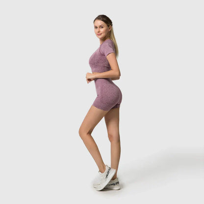2/3/5PCS Seamless Women Yoga Set Workout Sportswear Gym Clothing Fitness Long Sleeve Crop Top High Waist Leggings Sports Suits