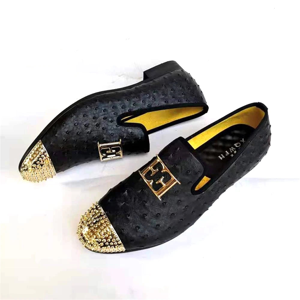 2021 Fashion Mens Loafers Bow Tie Black White Leather Slip On Moccasins Luxury Smoking Flats Men Wedding Dress Shoes