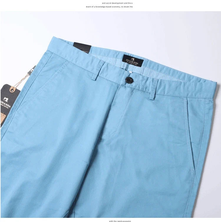 Thin Summer Solid Color Suit Pants Men Straight Korea Style Clothes Red Business Trousers Men  Dress Office 2021