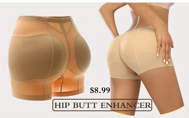 Hip Butt Enhancer Butt Lifter Padded Panties Pad Shapewear Bottom Enhance 6XL Hip Dip Smooth Women Body Shaper Panties