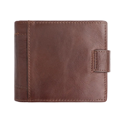 Portefeuille Homme RFID Vintage Cuir Véritable Portefeuilles Homme Porte-cartes Porte-monnaie Sac à main Portefeuille Homme