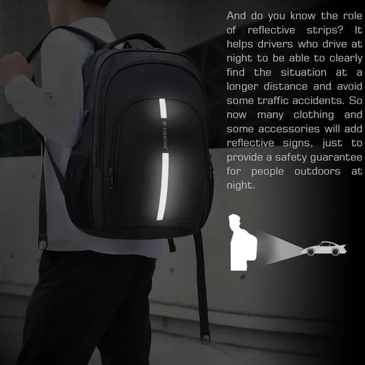 Large Capacity Backpack 15.6inch Laptop Backpack Anti Theft Men Backpack College Schoolbag Travel Backpack Bag For Men