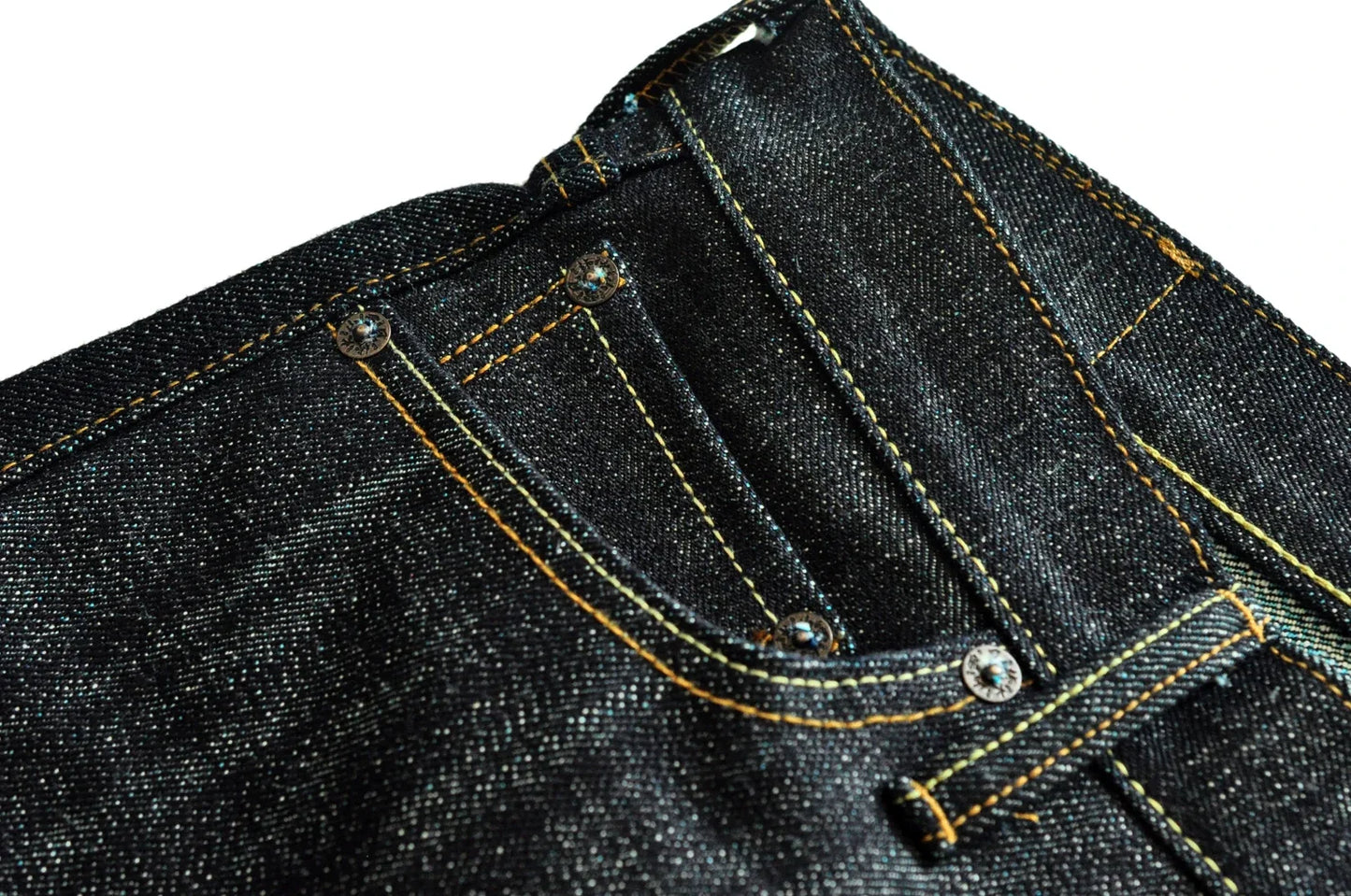 308XX-BO-Wind Jeans for Men Furinkazan Selvedge raw denim Jeans Mens Jeans 66 MODE Fit 16.8 OZ Silver-plated Buttons