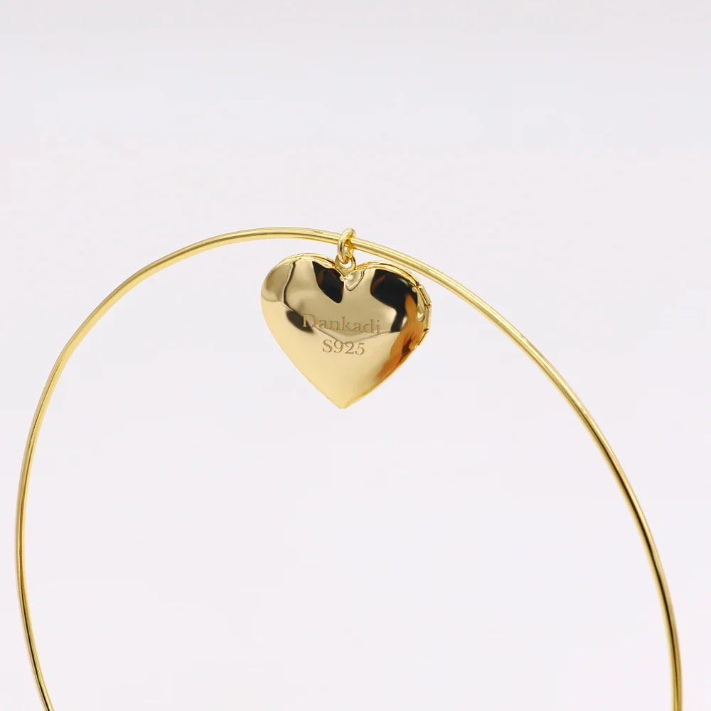 Vintage Simple 925 Sterling Silver Necklace Geometric Choker Shiny And Delicate Collarbone Chain For Women's Golden Jewellery
