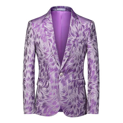 2026 New Red Men's Suit Jacket, Wedding Brands Dress Coat, Stylish Slim Man Costume Homme Single-Breasted Asian Sizes  Blazer