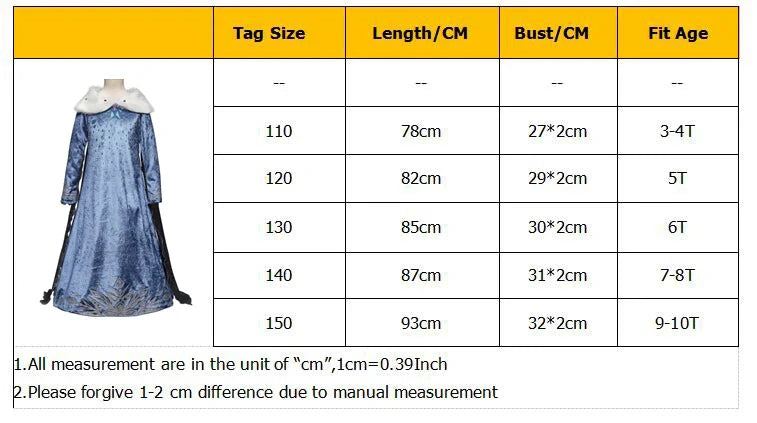 Elsa Dresses For Girls Princess Party Elsa Costume Snow Queen 2 Cosplay Elza Vestidos Hair Accessory Set Halloween Girls Clothes