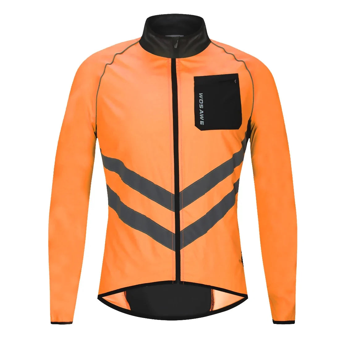 Ultralight Men's Cycling Windbreaker Reflective Jacket Windproof Bike Jacket Water Resistant MTB Road Bicycle Long Jersey