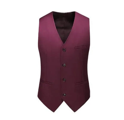 Royal Blue Vest Waistcoat Men's Brand New Slim-Fit V Neck Dress Vests Mens Formal Business Wedding Tuxedo Chaleco Hombre 6xl