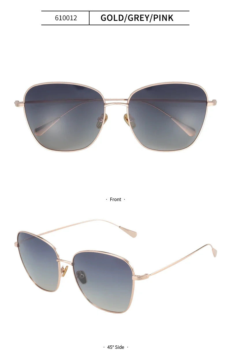 Alloy Pilot Sunglasses Women Driving Retro Sun Glasses Lady UV400 Shade Oculos De Sol