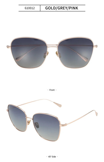 Alloy Pilot Sunglasses Women Driving Retro Sun Glasses Lady UV400 Shade Oculos De Sol
