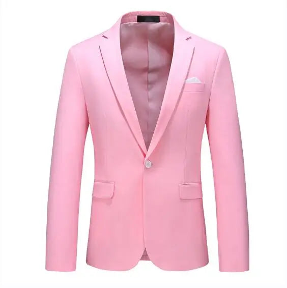 Bright Green Single Button Men's Blazer, Asian Size Slim Suit Jacket, Wedding Dress Coat, White and Black Tops.