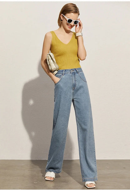 Minimalism Summer New Women's Camisole Tops Office Lady Solid V-neck Sexy Slim Vest Girls Tank Streetwear Tops 12321058