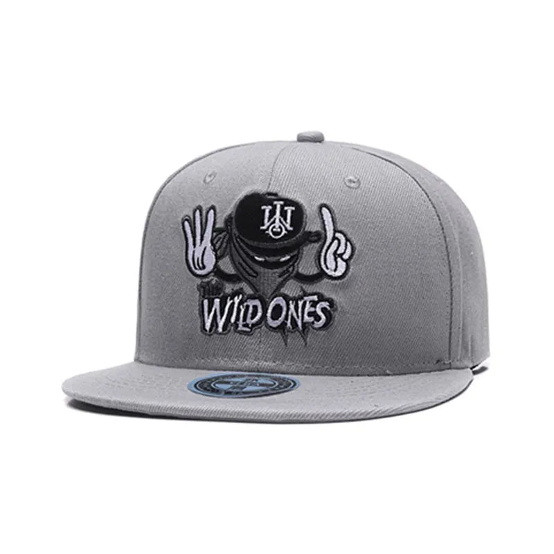 Brand Embroidery Retro Baseball Caps for Men Women Bone Snapbacks Black Sports Hats Street Art Hip Hop Cap Hat