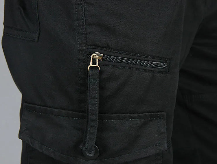 Spring Cargo Pants Men Multi Pockets Tactical Pants Male Autumn Outwear Streetwear Army Straight Slacks Casual Long Trousers
