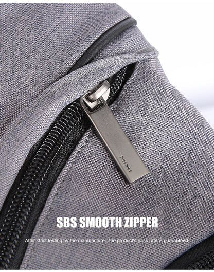 Men One Shoulder Backpack Women Sling Bag Crossbody USB Boys Cycling Sports Travel Versatile Fashion Bag Student School