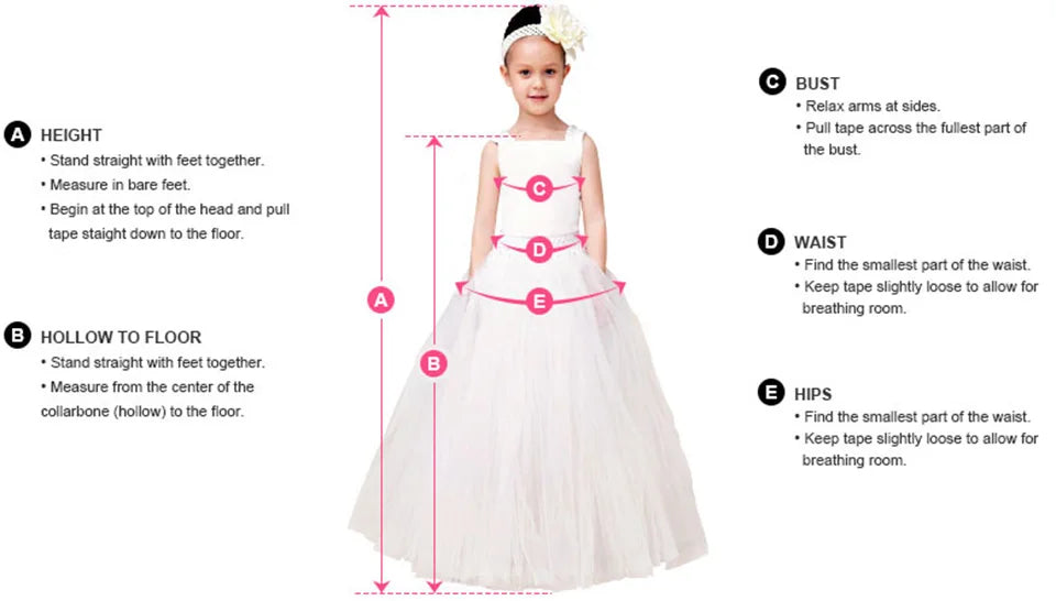 Elegant White Flower Girl Dresses For Wedding Customized Pink Floral Litter Girls Birthday Gowns Baby First Communion Dresses