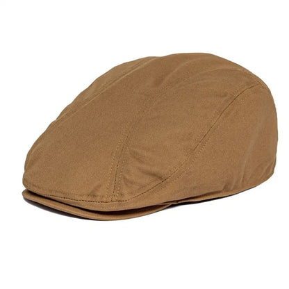 Men's 100% Cotton Newsboy Caps High Quality Classic Flat Cap Gatsby Ivy Golf Cabbies Hat for Male Trucker Driver Hats