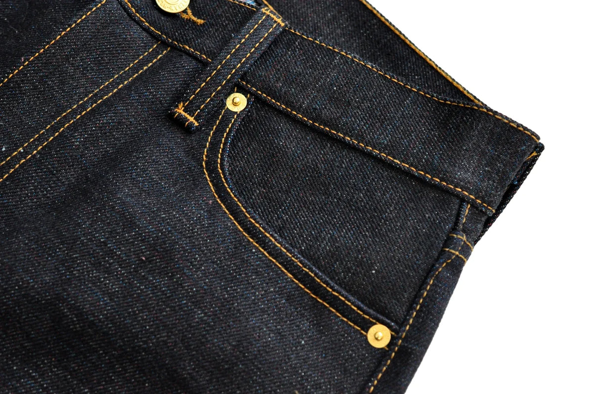 Mens Jeans 21 Oz Rainbow Selvedge Denim Vintage Raw Jeans for Men Sanforized Unwashed Heavyv Denim Jeans